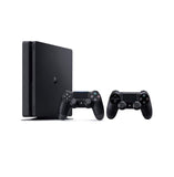 Sony PlayStation 4 500GB Slim Console with 1 Dual Shock 4 Wireless Controllers - Black