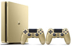Sony PlayStation 4 Slim - 500GB, 2 Controllers, Gold