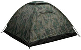 Waterproof windproof ultraviolet-proof outdoor travel camping 3-4people camouflage multifunction rainning proof tent